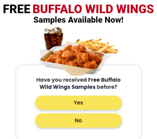Get the latest Buffalo Wild Wings Samples Now!